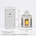Mini Star Lantern with Flickering LED,Christmas Decorative Party Desktop Decoration Light,Battery Included Indoor Use,Tree Light Zkee(Set of 6 ,Silver)