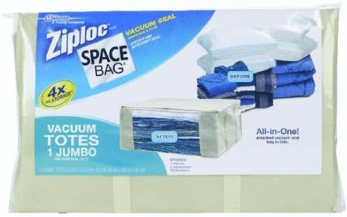 Space Bag Vacuum Seal Storage Bag Tote - As Seen On TV