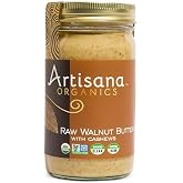 Artisana Organics Raw Walnut Butter with Cashews (14oz Jar)