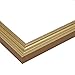 ArtToFrames 18x24 inch Gold Foil on Pine Wood Picture Frame, WOM0066-81375-YGLD-18x24