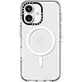 CASETiFY Clear iPhone 16 Case [Not Yellowing / 6.6 ft. 3X Military Grade Drop Protection/Compatible with Magsafe] - Clear