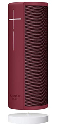Ultimate Ears MEGABLAST Portable Wi-Fi/Bluetooth Speaker with Hands-Free Alexa Voice Control (Waterproof) Merlot + Charging Dock (Renewed)