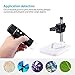 WiFi Microscope, DEPSTECH 50X to 1000X Portable 2 in1 function USB 2.0 Digital Magnification Endoscope with 8 Adjustable LED Lights,Wireless Inspection Camera Working for iOS, Android, Windows& MAC PC