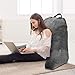 Reading Pillow-Shredded Foam TV Pillow with Removable Cover-Great Support for Reading, Relaxing, Watching TV