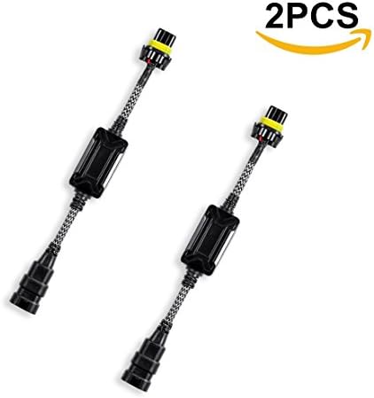 TOPINNO Anti-Flicker CANBUS Error Free Warning Canceller Resistor Decoder for LED Headlight Systems(1 Pair) - 9005/9006/9012