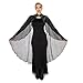 Dream Weavers Costumers Black Mesh Spider Web Adult Cape with Hood