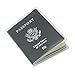 Alait (5- Pack) Plastic Passport Cover - Passport Protector - PVC Passport Cover - U.S. Passport Protector -ID Card Protector Case (Frosted)