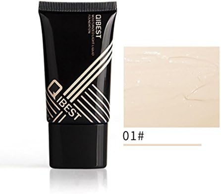 Yeefant QIBEST Foundation Makeup Waterproof Sweatproof Concealer Moisturizing Trimming Cover Dark Circles Freckles Acne Cream Base BB Cream