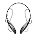 Sunvito Bluetooth Headsets Lightweight Wireless Stereo Bluetooth Vibration Neckband Style Earbuds Headphones Headsets W/microphone for Iphone 5s 5c 4s 4, Ipad 2 3 4 New Ipad, Ipod, Android, Samsung Galaxy, Smart Phones Bluetooth Devices--Black