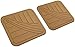Amazon Basics 4 Piece Rubber Car Floor Mat, Beige