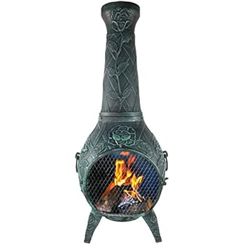 Fire Pits Outdoor Fireplaces The Blue Rooster Rose Chiminea