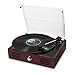 Record Player Belt-Drive 3 Speed Retro Portable Wooden Suitcase Turntable 33 1/3 45 78 RPM LP Vinyl with Stereo Speakersthumb 4