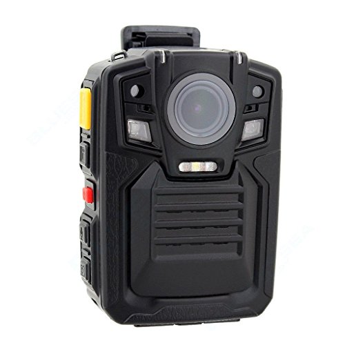 Powpro Podv PP-WV8 1080P Waterproof GPS Police Body Worn Camera Night Vision Wearable DVR Mini Body Camera with PPT(Walkie Talkie)