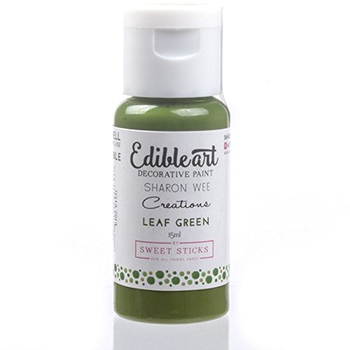 Edible Art Decorative Paint Leaf Green 15ml - Thumbnail 2
