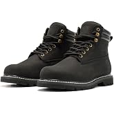 Workbull Work Boots for Men Soft Toe Non Slip Comfortable Leather Workboots