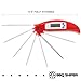 Ultra Fast Digital Instant Read Meat Thermometer | Folding, Stainless Steel Probe for Grilling & Oven from BBQ Sniper