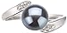 Dana Black 6-7mm AAA Quality Freshwater 925 Sterling Silver Cultured Pearl Ring - Size-7