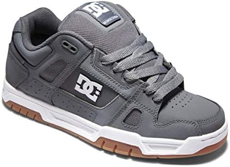 Amazon.com | DC Shoes Men's Low-Top Sneakers, Grey Gum, 11