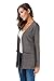 TownCat Women's Loose Casual Long Sleeved Open Front Breathable Cardigans with Pocket (Grey1, XL)