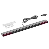 Wii Sensor Bar - Younik Wired Infrared Sensor Bar for Nintendo Wii and Wii U Console ( Silver / Black )