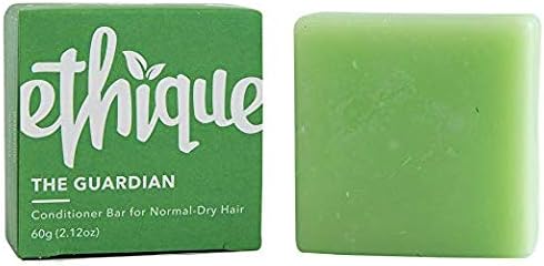 Ethique Eco-Friendly Solid Conditioner Bar for Normal-Dry Hair, Guardian - Sustainable Natural Conditioner, Plastic Free, 100% Soap Free, Vegan, Plant Based, 100% Compostable and Zero Waste, 2.12oz