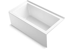 KOHLER 20202-RA-0 Underscore Bathtub, White