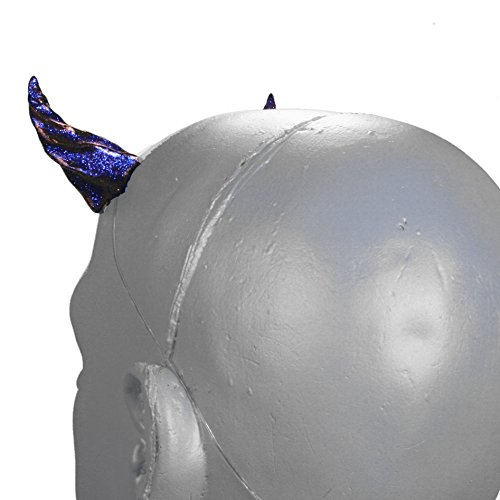 image for Pan's Devil Horns Gypsy Star V1 Blue Glitter Devil Horns w/ adjustable