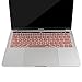 Mosiso Keyboard Cover for Touch Bar Models Newest Version MacBook Pro 13 A1706 & MacBook Pro 15 A1707 (2017 & 2016) with Touch ID, Rose Gold
