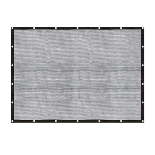 Photo 1 of Cool Area 60-70% Shade Cloth 8x10FT Heavy Duty Knitted Mesh Tarp with Grommets Mesh Screen for Patio Canopy Garden Porch Greenhouse Pools Dog Kennel Black