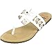 Alpine Swiss Womens Suede Lined Cutout T-Strap Flip Flop Thong Sandals