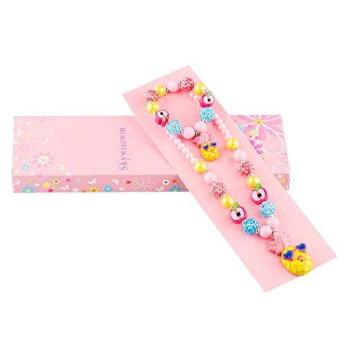 6 SkyWiseWinchunky+Necklace+Pineapple+Pendant+Bracelet