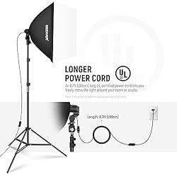 NEEWER 24x24in/60x60cm Softbox with E26 Porcelain