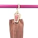 Mmei Set of 10 Plastic Fashion Color Collection Swivel Laundry Hooks Clothes Pins Hanging Clips Hanger Home Travel Portable