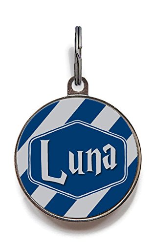 Ravenclaw Inspired Dog Name Tag, Personalized Dog Tag (Large)