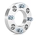 RockTrix - 1 inch ATV Wheel Spacers (4x110, 74mm Bore, 10x1.25 Studs Nuts) Compatible with Various Honda Yamaha Kawasaki Suzuki Bombardier (Read Listing for Year Model Info) UTV V3 25mm Silver 2pcs