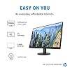 HP v27e Full HD Monitor (1920 x 1080) 27 Inch (1 VGA, 1 HDMI) – Black [Amazon Exclusive]