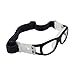 Kids Sport Glasses Anti-fog Protective Safety Goggles Adjustable Strap(Black)