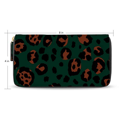 41rLXvOnXtL BKEOY - Cartera de Piel para Mujer, diseño de Leopardo, con Cremallera, con Cremallera, para Tarjetas de crédito BKEOY - Cartera de Piel para Mujer, diseño de Leopardo, con Cremallera, con Cremallera, para Tarjetas de crédito - Imagen 3