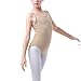 Hi Clasmix Women's Sleeveless Bodysuit Stretch Racerback Halter Neck Tank Tops Crewneck Rib Bodysuits for Women Going Out (Small, Nude)