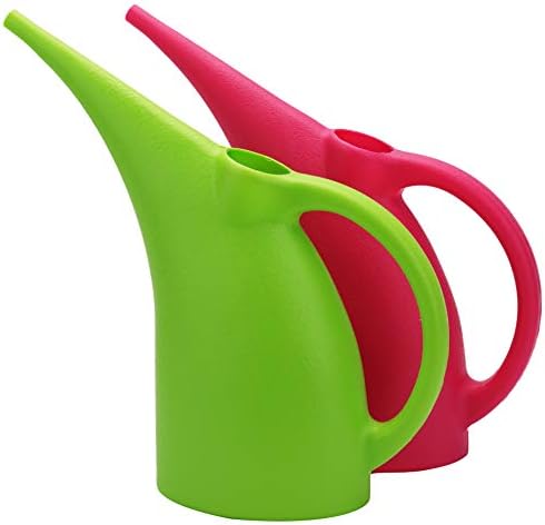Fasmov 2 Pack 1/2-Gallon Plastic Watering Can