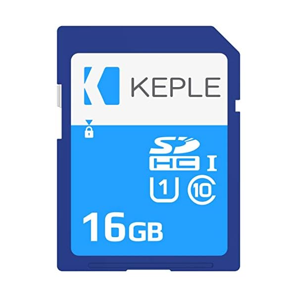16GB SD Speicherkarte | SD Karte Kompatibel mit Canon EOS 70D, 6D, 100D, 600D, 1100D, 1200D, 60D, 550D, EOS 700D DSLR Digitalkamera Kamera | 16 GB UHS-1 U1 Class 10 SDHC