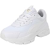 PUMA Womens Cassia Via Lace Up Sneakers Shoes Casual - White