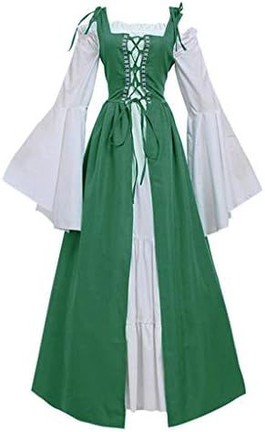 ドレス ステージ衣装 レディース メイド 洋服 中世ヨーロッパ ワンピース お姫様ドレス 貴族風 忘年会 パーティー きれいめ 演劇 宮廷服 ドレス 貴族 ドレス ロングドレス舞台 ダンス レトロ フリル 余興 コスプレ 魔女 コスチューム 貴族 ドレス B07whd293x 493円