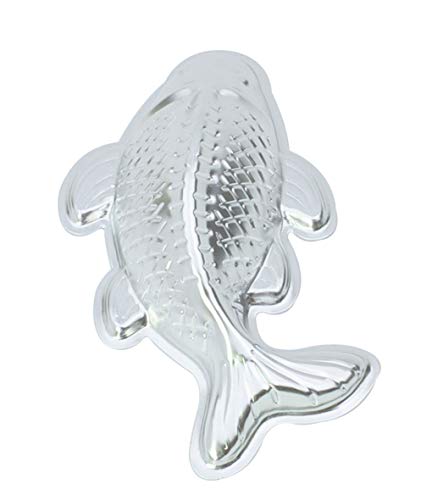 WJSYSHOP 10 Inch Fish Carp Shaped Aluminum 3D Cake Mold Baking Mould Tin Cake Pan - Fish - Thumbnail 2