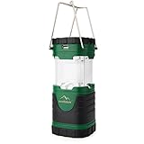 Camping Light Solar Rechargeable Collapsible LED Camping Lantern Flashlight with COMPASS, Portable Water Resistant Outdoor Survival Lamp for Hiking Fishing Hiking Camping Emergency