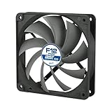 ARCTIC F12 PWM PST CO - 120mm Dual Ball Bearing Low Noise PWM Standard Case Fan with PST Feature - Ideal for Systems Running 24/7