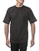 Pro Club Men's Heavyweight Cotton Short Sleeve Crew Neck T-Shirt, 5XL - Tall, Black