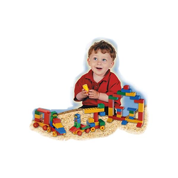 Theo Klein 635 Manetico Basic-Box, mittel | 25 Verschiedene Bunte Magnet-Bausteine | 6 Karten mit Bauanleitungen | Motorikspielzeug | Spielzeug für Kinder ab 1 Jahr – Bild 3