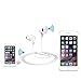 Earphones, Amorral Microphone Earbuds Stereo Headphones Noise Isolating Headset Made Compatible iPhone 7/7 Plus iP8/8Plus/X Earphones,Support All System