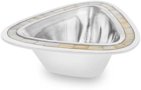 Queen - Triangle Metal & Mother of Pearl Jewellery Tray